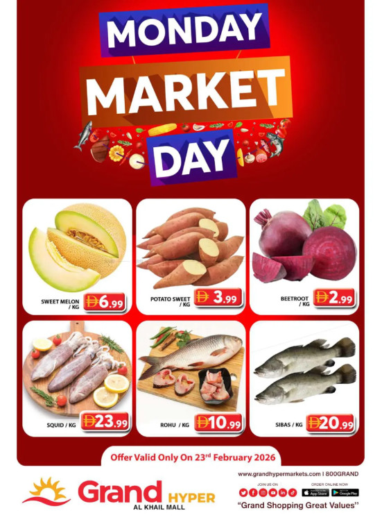 Monday Market Day - Grand Hyper Al Khail Mall