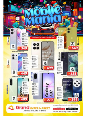 Mobile Mania - Grand Hypermarket Jebel Ali