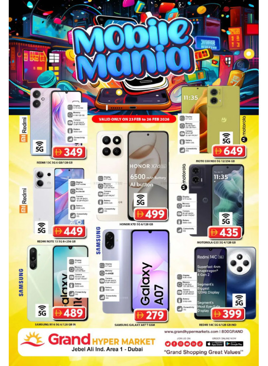 Mobile Mania - Grand Hypermarket Jebel Ali