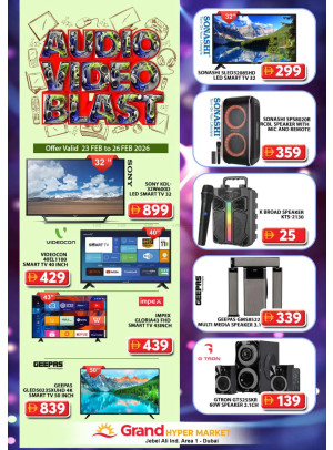 Audio Video Blast - Grand Hypermarket Jebel Ali