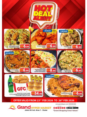 Hot Deals - Grand Hypermarket Jebel Ali