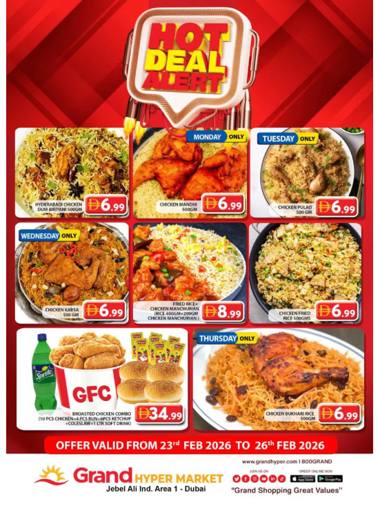 Hot Deals - Grand Hypermarket Jebel Ali