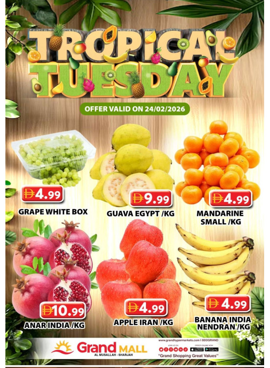 Fruitilicious Tuesday - Grand Mall Sharjah