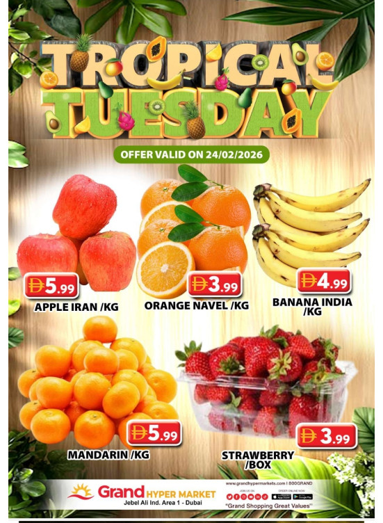 Fruitilicious Tuesday - Grand Hypermarket Jebel Ali