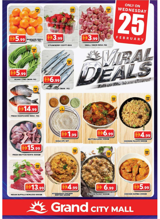 Wednesday Deals - Grand City Mall