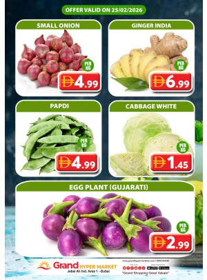 Veggie Wednesday - Grand Hypermarket Jebel Ali