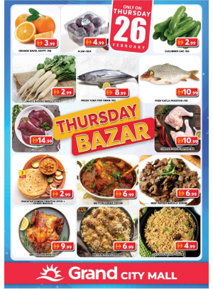 Thursday Bazar - Grand City Mall