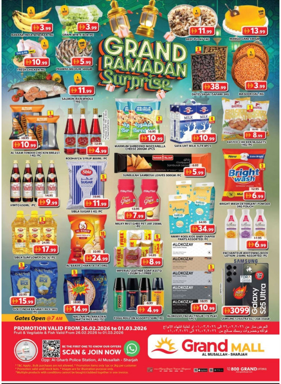 Weekend Deals - Grand Mall Sharjah