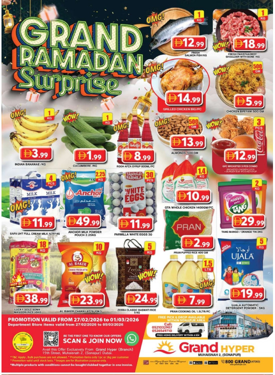 Weekend Deals - Grand Hyper Muhaisnah