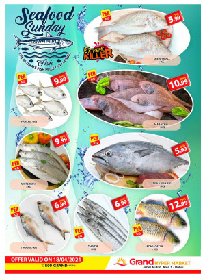 Seafood Sunday - Grand Hypermarket Jebel Ali