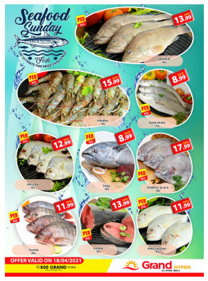 Seafood Sunday - Grand Hyper Al Khail Mall