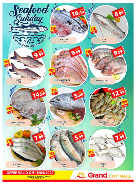 Seafood Sunday - Grand City Mall