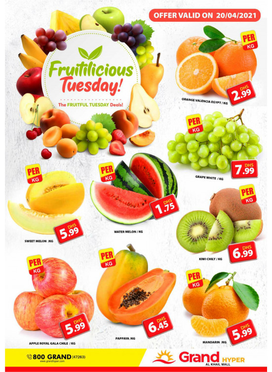 Fruitilicious Tuesday - Grand Hyper Al Khail Mall
