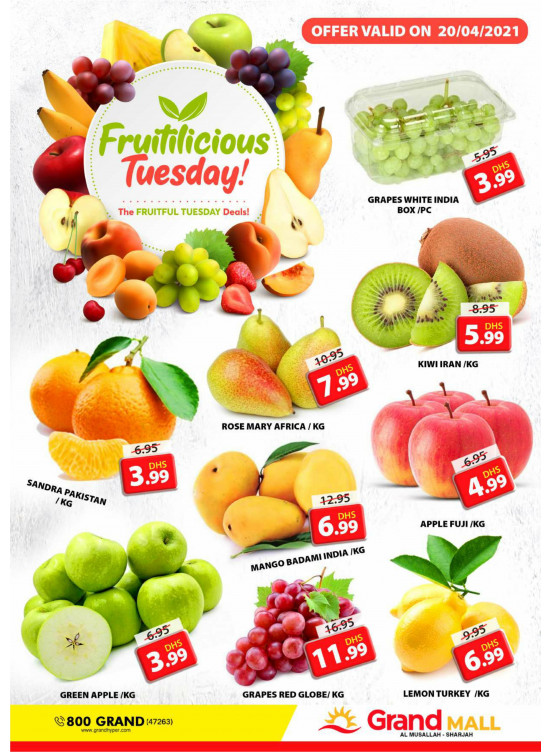 Fruitilicious Tuesday - Grand Mall Sharjah