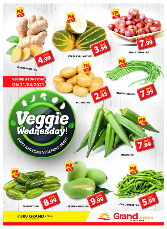 Veggie Wednesday - Grand Hyper Al khail Mall