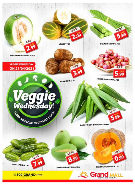 Veggie Wednesday - Grand Mall Sharjah