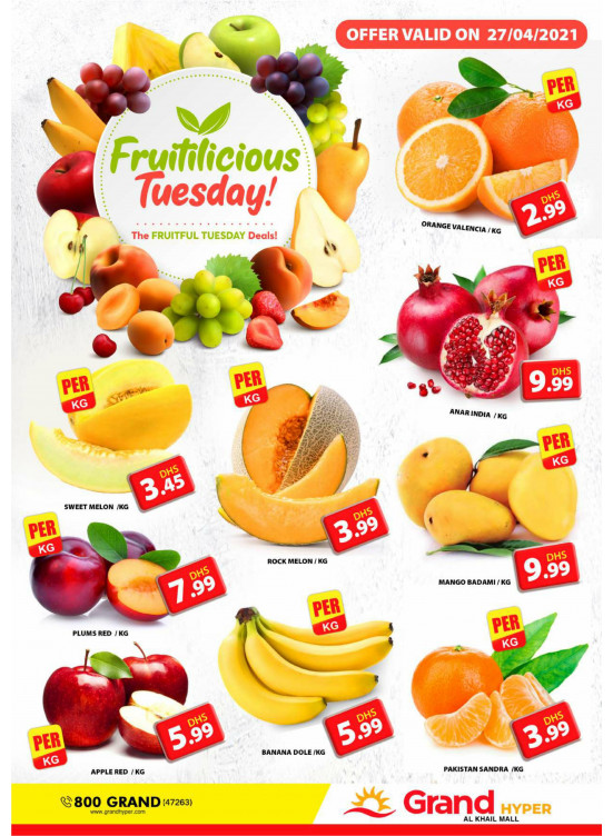 Fruitilicious Tuesday - Grand Hyper Al Khail Mall