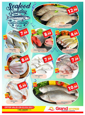 Seafood Sunday - Grand Hyper Muhaisnah