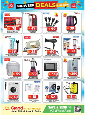Midweek Deals - Grand Hypermarket Jebel Ali
