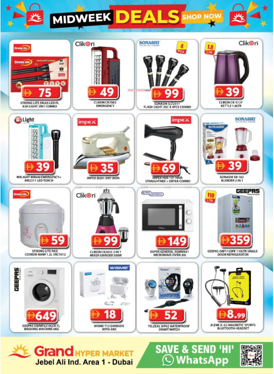 Midweek Deals - Grand Hypermarket Jebel Ali