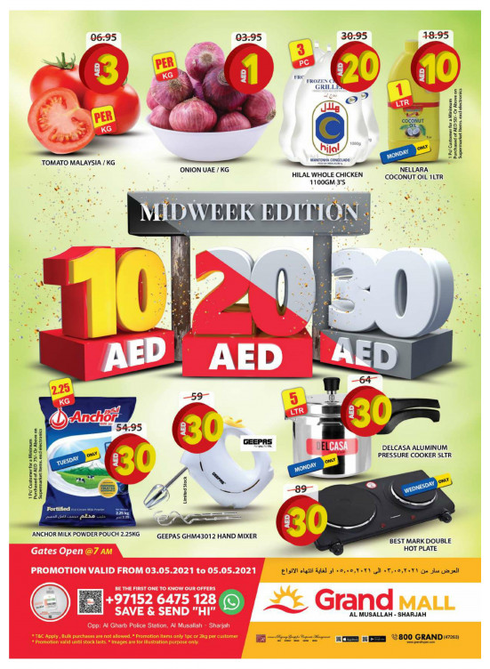 Midweek Deals - Grand Mall Sharjah