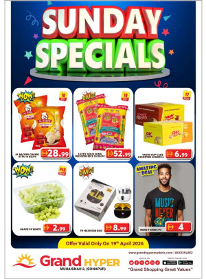 Sunday Specials - Grand Hyper Muhaisnah