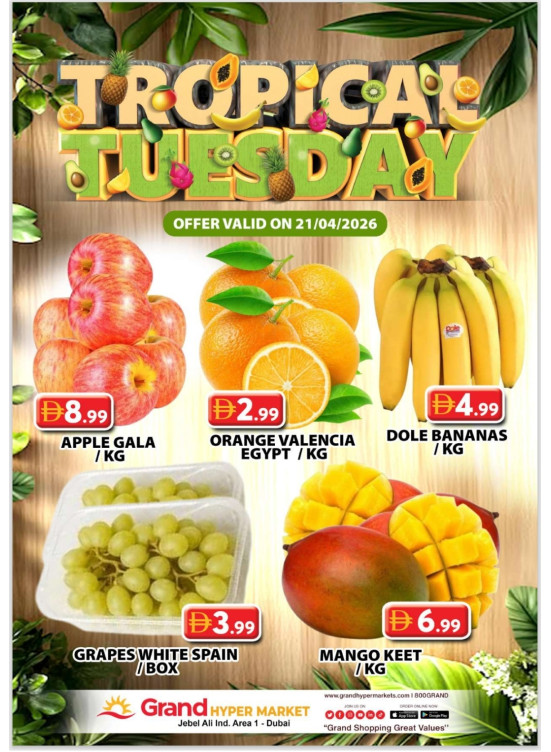 Fruitilicious Tuesday - Grand Hypermarket Jebel Ali