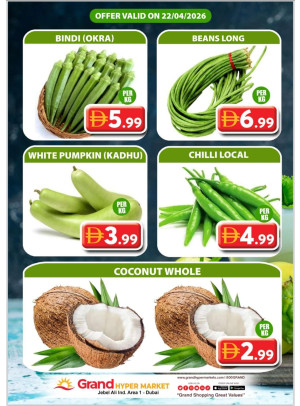 Veggie Wednesday - Grand Hypermarket Jebel Ali