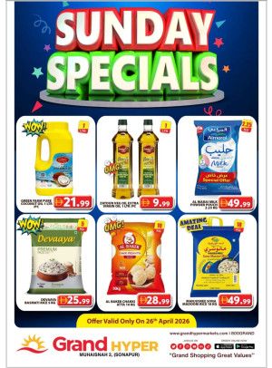 Sunday Specials - Grand Hyper Muhaisnah