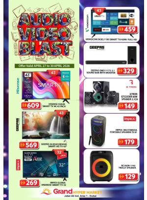 Audio Video Blast - Grand Hypermarket Jebel Ali