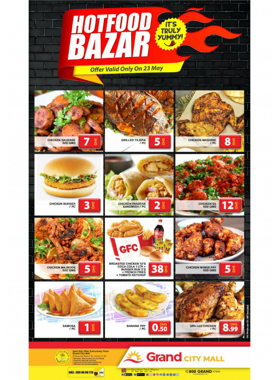 Hot Food Bazar - Grand City Mall