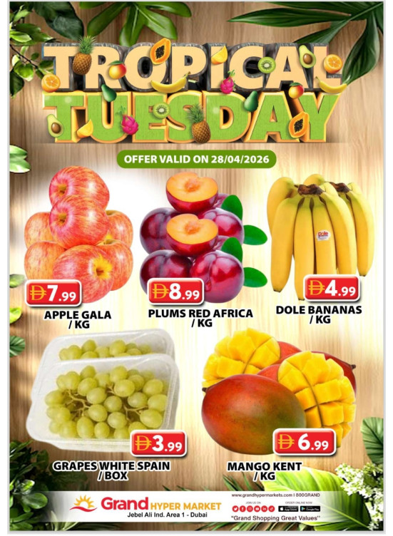 Fruitilicious Tuesday - Grand Hypermarket Jebel Ali