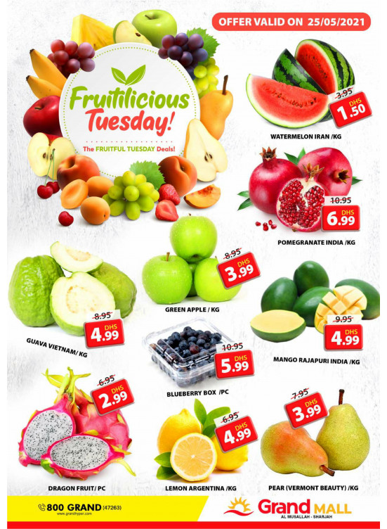 Fruitilicious Tuesday - Grand Mall Sharjah
