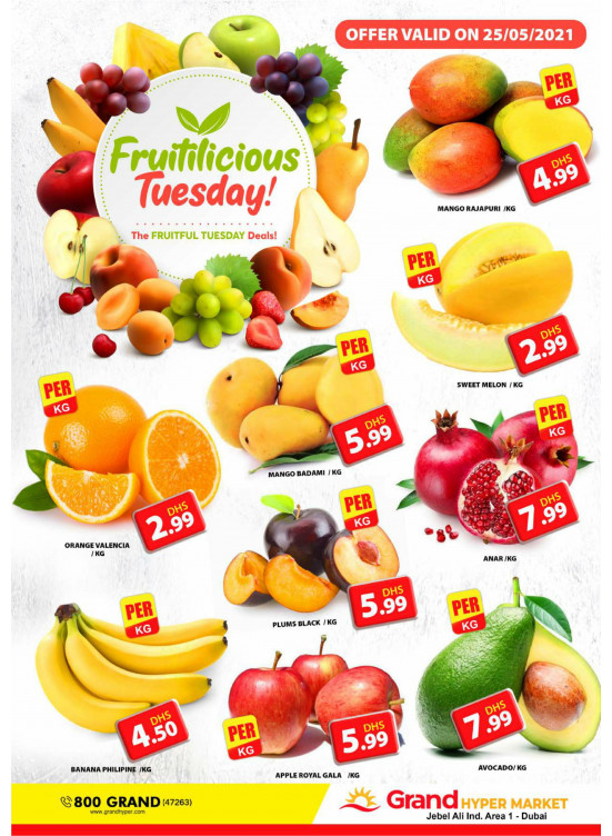 Fruitilicious Tuesday - Grand Hypermarket Jebel Ali