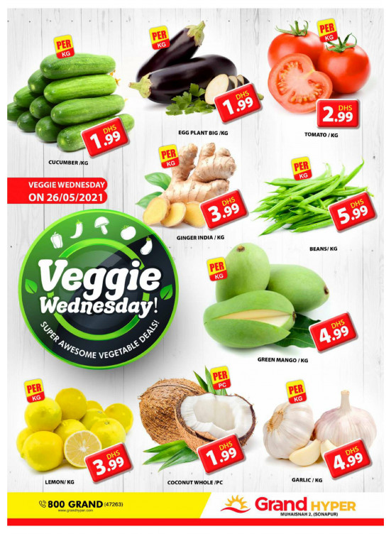 Veggie Wednesday - Grand Hyper Muhaisnah