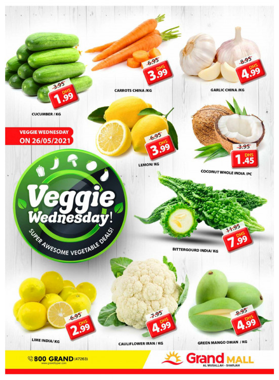 Veggie Wednesday - Grand Mall Sharjah