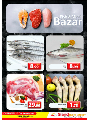 Fish & Meat Bazar - Grand Hypermarket Jebel Ali