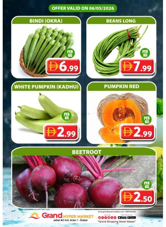 Veggie Wednesday - Grand Hypermarket Jebel Ali