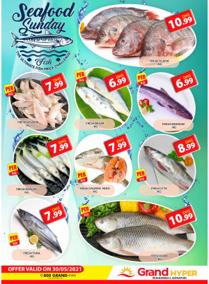 Seafood Sunday - Grand Hyper Muhaisnah