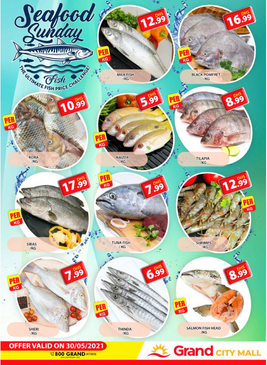 Seafood Sunday - Grand City Mall