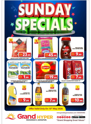 Sunday Specials - Grand Hyper Muhaisnah