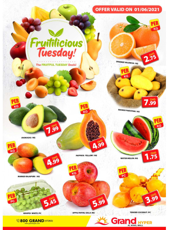 Fruitilicious Tuesday - Grand Hyper Al Khail Mall