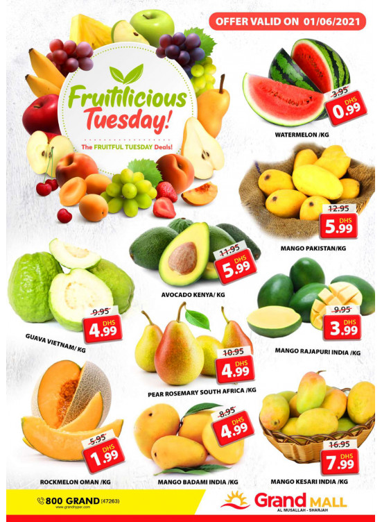 Fruitilicious Tuesday - Grand Mall Sharjah
