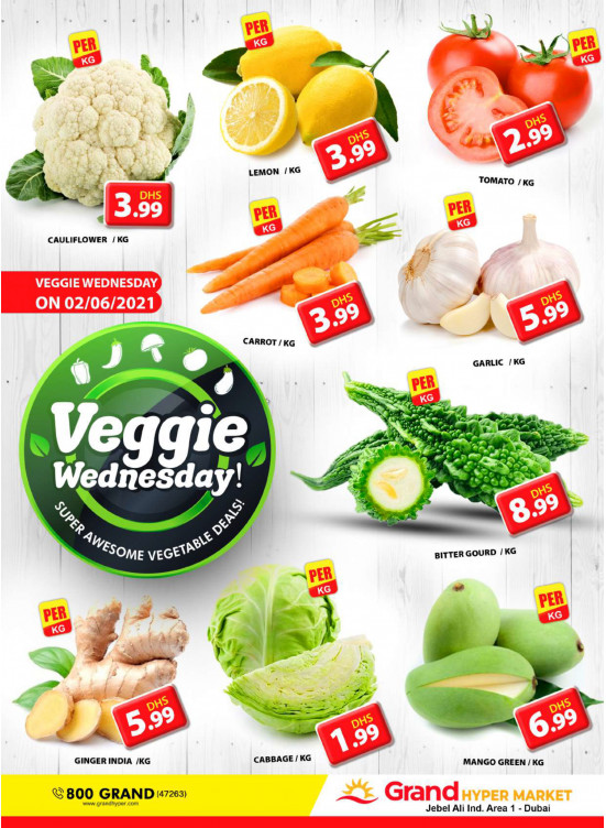 Veggie Wednesday - Grand Hypermarket Jebel Ali