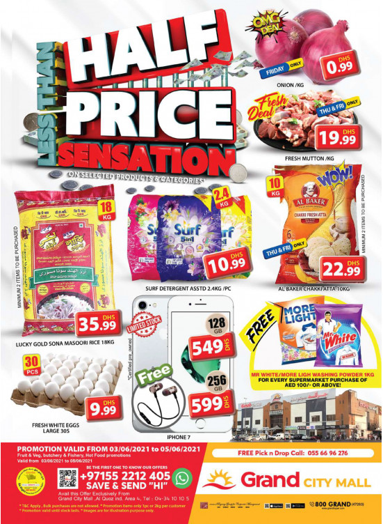 Half Price Sensation - Grand City Mall