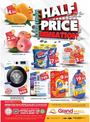 Half Price Sensation - Grand Mall Sharjah