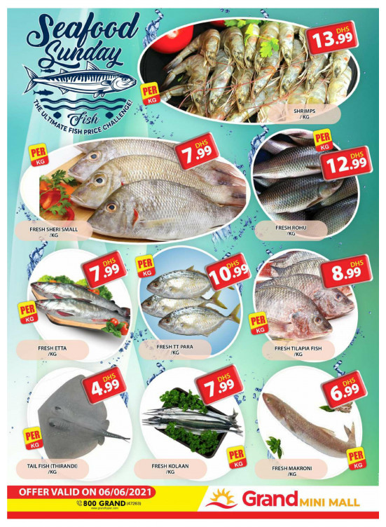Seafood Sunday - Grand Mini Mall