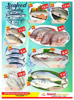 Seafood Sunday - Grand Hypermarket Jebel Ali