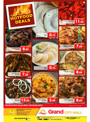 Hot Food Deals - Grand City Mall