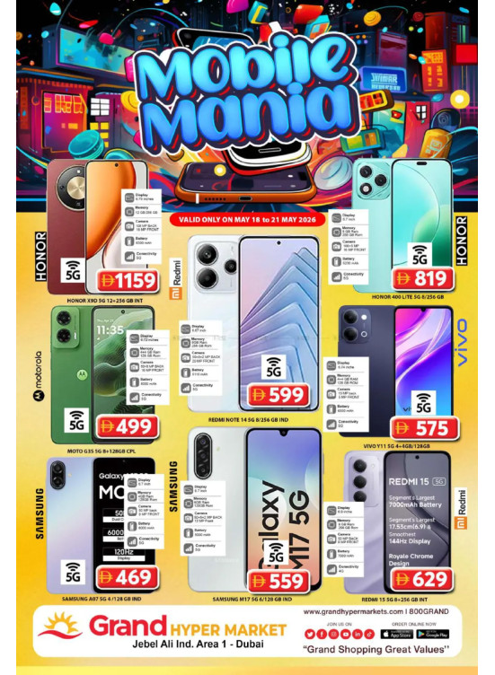 Mobile Mania - Grand Hypermarket Jebel Ali